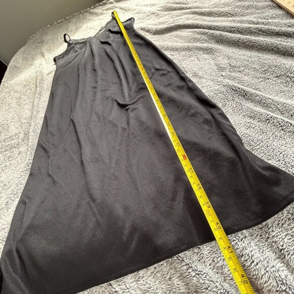 Vtg Robbie Bee Slip Dress Size 4 Petite Silk Blend Y2K Lace Whimsigoth 18023 - Picture 4 of 7